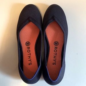Rothy’s Maritime Lattice Navy flats. 8.5